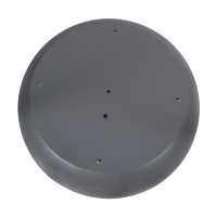 GLOBOSTAR® ANATOLIA 61265 Μοντέρνο Φωτιστικό Οροφής LED 75W 8625lm 120° AC 220-240V IP20 Ρυθμιζόμενο Λευκό CCT με Χειριστήριο από 2700K έως 6000K Dimmable - Lumileds SMD Chip - Γκρι - Μ60 x Π60 x Υ13cm - 3 Χρόνια Εγγύηση