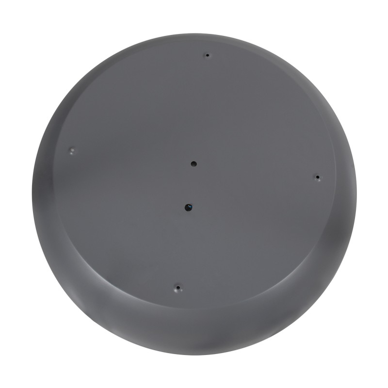 GLOBOSTAR® ANATOLIA 61265 Μοντέρνο Φωτιστικό Οροφής LED 75W 8625lm 120° AC 220-240V IP20 Ρυθμιζόμενο Λευκό CCT με Χειριστήριο από 2700K έως 6000K Dimmable - Lumileds SMD Chip - Γκρι - Μ60 x Π60 x Υ13cm - 3 Χρόνια Εγγύηση