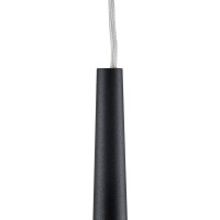 GLOBOSTAR® TEARS 61311 Μοντέρνο Κρεμαστό Φωτιστικό Οροφής LED 21W 2310lm 180° AC 220-240V IP20 Ρυθμιζόμενο Λευκό CCT με Χειριστήριο από 2700K έως 6000K Dimmable - Lumileds SMD Chip - Μαύρο Ματ - Μ70 x Π3.2 x Υ60cm - 3 Χρόνια Εγγύηση