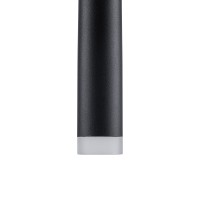 GLOBOSTAR® TEARS 61311 Μοντέρνο Κρεμαστό Φωτιστικό Οροφής LED 21W 2310lm 180° AC 220-240V IP20 Ρυθμιζόμενο Λευκό CCT με Χειριστήριο από 2700K έως 6000K Dimmable - Lumileds SMD Chip - Μαύρο Ματ - Μ70 x Π3.2 x Υ60cm - 3 Χρόνια Εγγύηση
