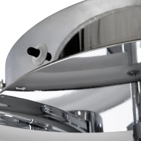 GLOBOSTAR® ROYAL-R 61324 Μοντέρνο Φωτιστικό Οροφής LED 135W 16200lm 360° AC 220-240V IP20 Ρυθμιζόμενο Λευκό CCT με Χειριστήριο από 2700K έως 6000K Dimmable - Lumileds SMD Chip - Ασημί Νίκελ - Μ80.5 x Π59 x Υ12cm - 3 Χρόνια Εγγύηση