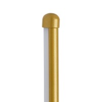 GLOBOSTAR® HARLEM 61332 Μοντέρνο Φωτιστικό Τοίχου - Απλίκα LED 9W 1080lm 120° AC 220-240V IP20 Ρυθμιζόμενο Λευκό CCT με On/Off 2700K/4500K/6000K - Lumileds SMD Chip - Χρυσό Βούρτσας - Μ5 x Π4 x Υ60cm - 3 Χρόνια Εγγύηση