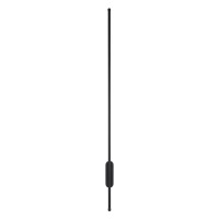 GLOBOSTAR® HARLEM 61335 Μοντέρνο Φωτιστικό Τοίχου - Απλίκα LED 18W 2160lm 120° AC 220-240V IP20 Ρυθμιζόμενο Λευκό CCT με On/Off 2700K/4500K/6000K - Lumileds SMD Chip - Μαύρο Ματ - Μ5 x Π4 x Υ120cm - 3 Χρόνια Εγγύηση