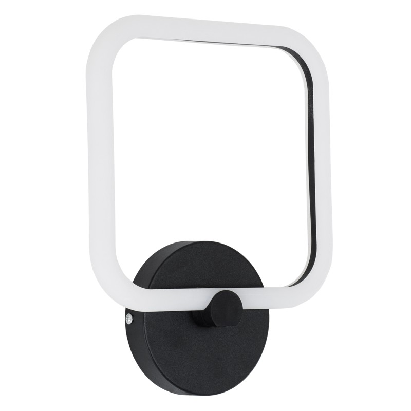 GLOBOSTAR® ELIZA 61343 Μοντέρνο Φωτιστικό Τοίχου - Απλίκα LED 8W 960lm 360° AC 220-240V IP20 Ρυθμιζόμενο Λευκό CCT με On/Off 2700K/4500K/6000K - Lumileds SMD Chip - Μαύρο Ματ - Μ22 x Π5 x Υ28.5cm - 3 Χρόνια Εγγύηση