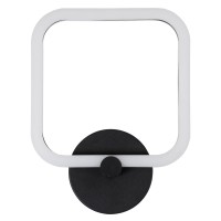 GLOBOSTAR® ELIZA 61343 Μοντέρνο Φωτιστικό Τοίχου - Απλίκα LED 8W 960lm 360° AC 220-240V IP20 Ρυθμιζόμενο Λευκό CCT με On/Off 2700K/4500K/6000K - Lumileds SMD Chip - Μαύρο Ματ - Μ22 x Π5 x Υ28.5cm - 3 Χρόνια Εγγύηση