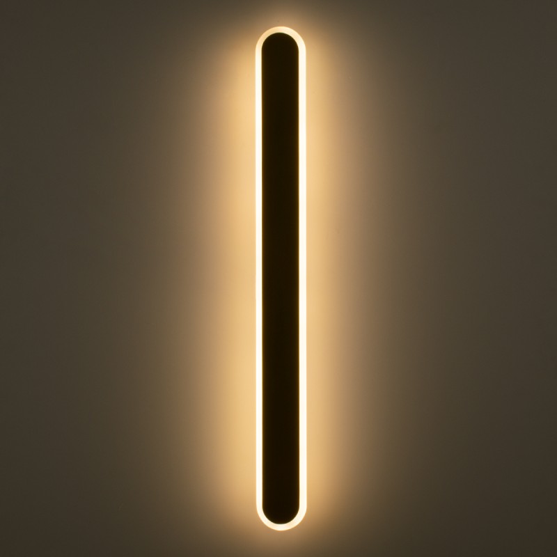 GLOBOSTAR® HOUSTON 61348 Μοντέρνο Φωτιστικό Τοίχου - Απλίκα LED 18W 2160lm 360° AC 220-240V IP20 Ρυθμιζόμενο Λευκό CCT με On/Off 2700K/4500K/6000K - Lumileds SMD Chip - Χρυσό Βούρτσας - Μ6 x Π3 x Υ60cm - 3 Χρόνια Εγγύηση