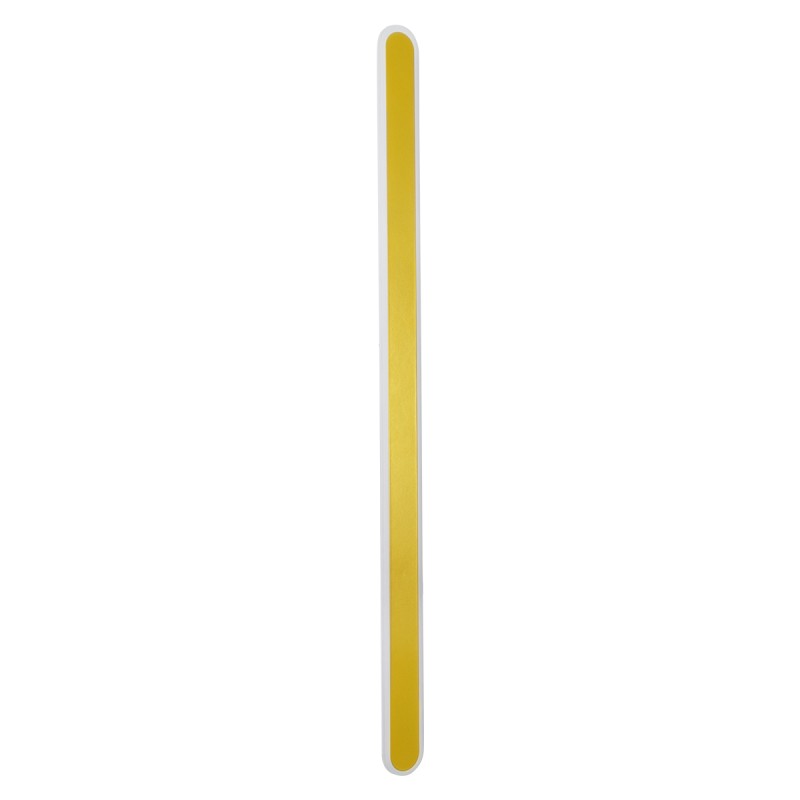 GLOBOSTAR® HOUSTON 61350 Μοντέρνο Φωτιστικό Τοίχου - Απλίκα LED 24W 2880lm 360° AC 220-240V IP20 Ρυθμιζόμενο Λευκό CCT με On/Off 2700K/4500K/6000K - Lumileds SMD Chip - Χρυσό Βούρτσας - Μ6 x Π3 x Υ100cm - 3 Χρόνια Εγγύηση
