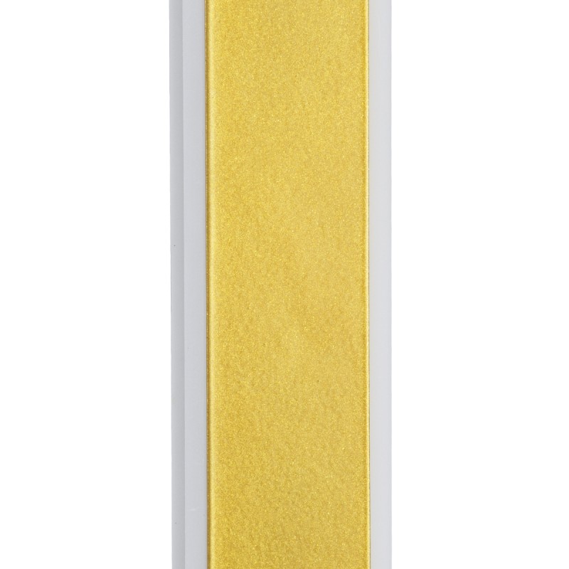 GLOBOSTAR® HOUSTON 61350 Μοντέρνο Φωτιστικό Τοίχου - Απλίκα LED 24W 2880lm 360° AC 220-240V IP20 Ρυθμιζόμενο Λευκό CCT με On/Off 2700K/4500K/6000K - Lumileds SMD Chip - Χρυσό Βούρτσας - Μ6 x Π3 x Υ100cm - 3 Χρόνια Εγγύηση