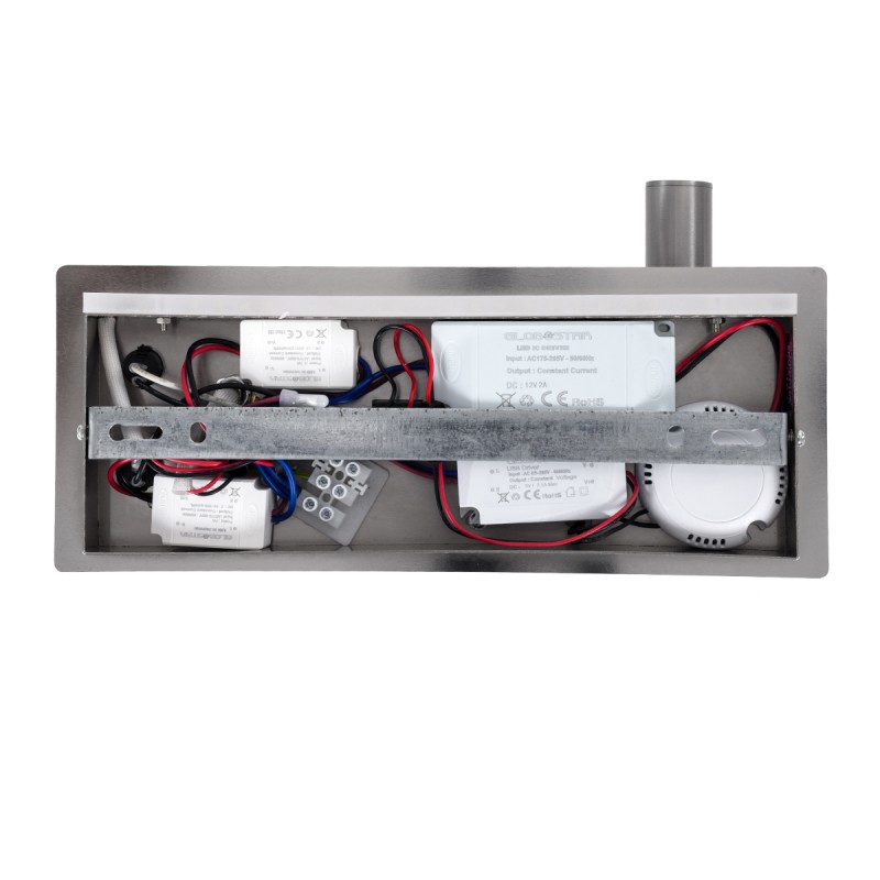 GLOBOSTAR® PALADIN 61356 Μοντέρνο Φωτιστικό Τοίχου - Απλίκα Ξενοδοχείου Reading Light με Φορτιστή USB 3A & Wireless 20W LED 6W 720lm 36° & 360° AC 220-240V IP20 Φυσικό Λευκό 4500K - Bridgelux COB Chip & TÜV SÜD Driver - Νίκελ Βούρτσας - Μ30 x