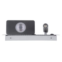 GLOBOSTAR® PALADIN 61356 Μοντέρνο Φωτιστικό Τοίχου - Απλίκα Ξενοδοχείου Reading Light με Φορτιστή USB 3A & Wireless 20W LED 6W 720lm 36° & 360° AC 220-240V IP20 Φυσικό Λευκό 4500K - Bridgelux COB Chip & TÜV SÜD Driver - Νίκελ Βούρτσας - Μ30 x