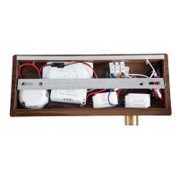 GLOBOSTAR® PALADIN 61362 Μοντέρνο Φωτιστικό Τοίχου - Απλίκα Ξενοδοχείου Reading Light με Φορτιστή USB 3A & Wireless 20W LED 6W 720lm 36° & 360° AC 220-240V IP20 Φυσικό Λευκό 4500K - Bridgelux COB Chip & TÜV SÜD Driver - Καφέ & Χρυσό Βούρτσ