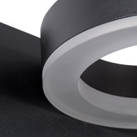GLOBOSTAR® CROWN 61370 Μοντέρνο Φωτιστικό Τοίχου - Απλίκα Ξενοδοχείου Reading Light με Φορτιστή USB 3A LED 5W 550lm 120° AC 220-240V IP20 Φυσικό Λευκό 4500K - Bridgelux COB Chip & TÜV SÜD Driver - Μαύρο Ματ - Μ15 x Π15 x Υ23cm - 3 Χρόνια Εγγύηση
