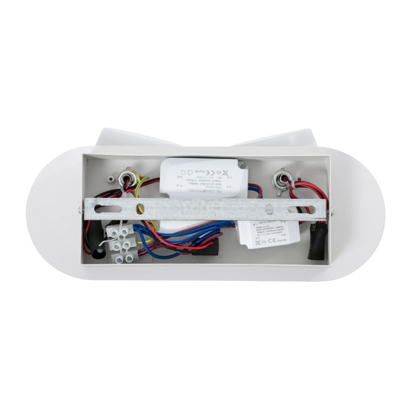 GLOBOSTAR® REGENCY 61377 Μοντέρνο Φωτιστικό Τοίχου - Απλίκα Ξενοδοχείου Reading Light με Φορτιστή USB 3A LED 16W 1840lm 120° AC 220-240V IP20 Φυσικό Λευκό 4500K - Bridgelux SMD Chip & TÜV SÜD Driver - Λευκό Ματ - Μ16.5 x Π12 x Υ10cm - 3 Χρόνια Εγγύηση