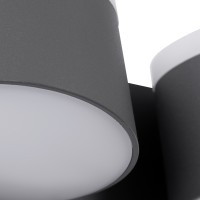 GLOBOSTAR® REGENCY 61378 Μοντέρνο Φωτιστικό Τοίχου - Απλίκα Ξενοδοχείου Reading Light με Φορτιστή USB 3A LED 16W 1840lm 120° AC 220-240V IP20 Φυσικό Λευκό 4500K - Bridgelux SMD Chip & TÜV SÜD Driver - Γκρι Ανθρακί Ματ - Μ16.5 x Π12 x Υ10cm - 3 Χρόνια