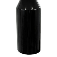 GLOBOSTAR® URANUS-S 61449 Μοντέρνο Επιτραπέζιο Φωτιστικό Πορτατίφ με Ντουί 2 x E27 AC 220-240V IP20 - Μαύρο - Μ25 x Π25 x Υ39cm