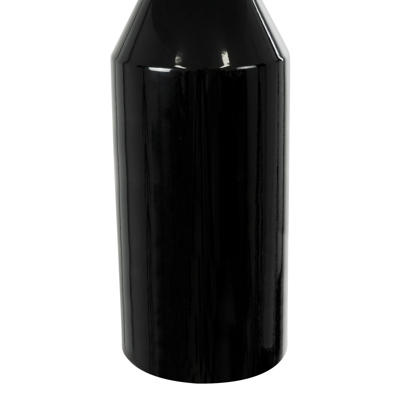GLOBOSTAR® URANUS-S 61449 Μοντέρνο Επιτραπέζιο Φωτιστικό Πορτατίφ με Ντουί 2 x E27 AC 220-240V IP20 - Μαύρο - Μ25 x Π25 x Υ39cm
