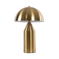 GLOBOSTAR® URANUS-S 61451 Μοντέρνο Επιτραπέζιο Φωτιστικό Πορτατίφ με Ντουί 2 x E27 AC 220-240V IP20 - Χρυσό - Μ25 x Π25 x Υ39cm