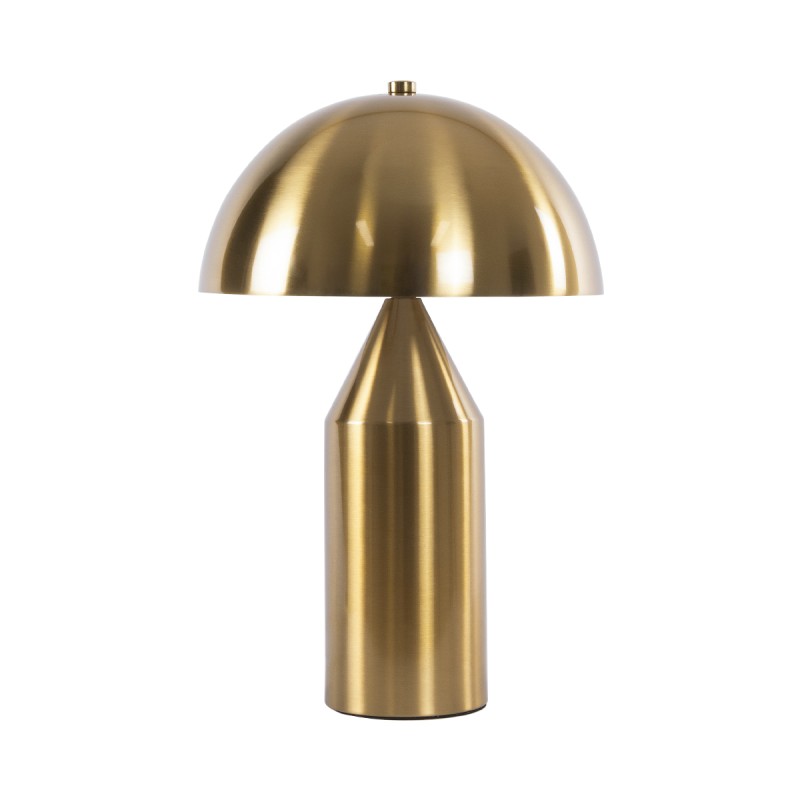 GLOBOSTAR® URANUS-S 61451 Μοντέρνο Επιτραπέζιο Φωτιστικό Πορτατίφ με Ντουί 2 x E27 AC 220-240V IP20 - Χρυσό - Μ25 x Π25 x Υ39cm