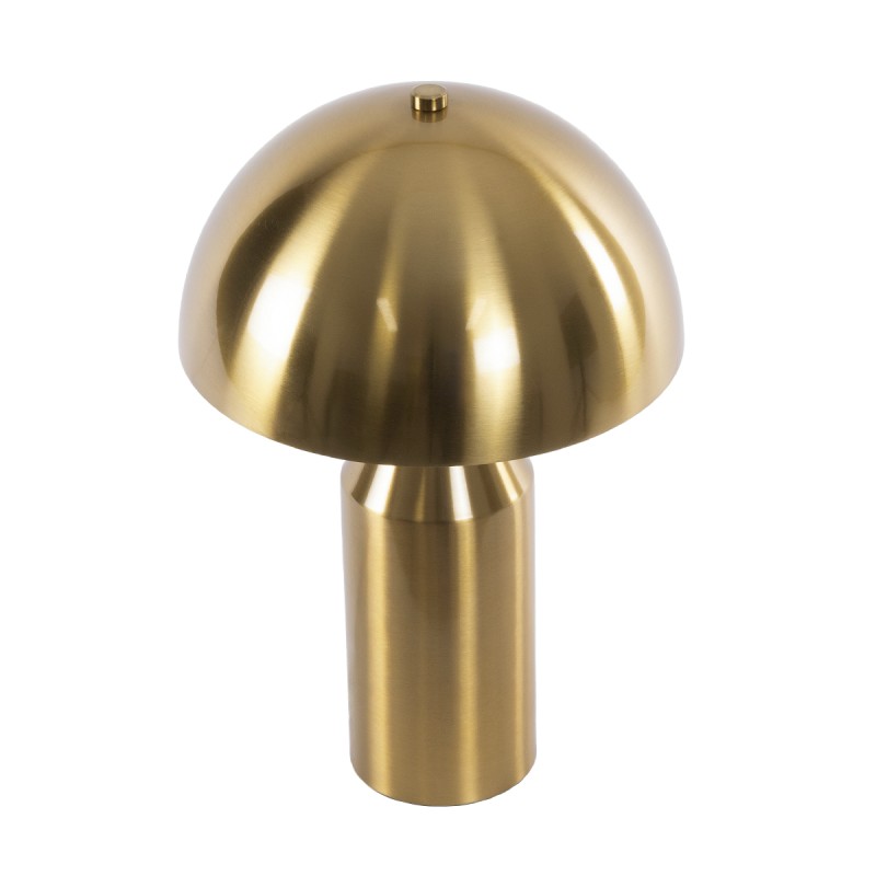 GLOBOSTAR® URANUS-S 61451 Μοντέρνο Επιτραπέζιο Φωτιστικό Πορτατίφ με Ντουί 2 x E27 AC 220-240V IP20 - Χρυσό - Μ25 x Π25 x Υ39cm