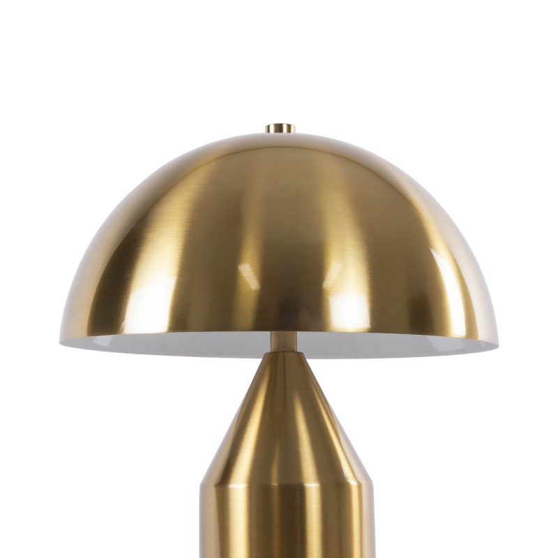 GLOBOSTAR® URANUS-S 61451 Μοντέρνο Επιτραπέζιο Φωτιστικό Πορτατίφ με Ντουί 2 x E27 AC 220-240V IP20 - Χρυσό - Μ25 x Π25 x Υ39cm