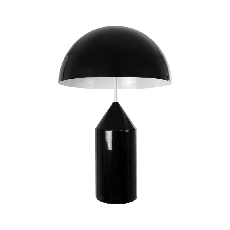 GLOBOSTAR® URANUS-L 61457 Μοντέρνο Επιτραπέζιο Φωτιστικό Πορτατίφ με Ντουί 2 x E27 AC 220-240V IP20 - Μαύρο - Μ50 x Π50 x Υ77cm