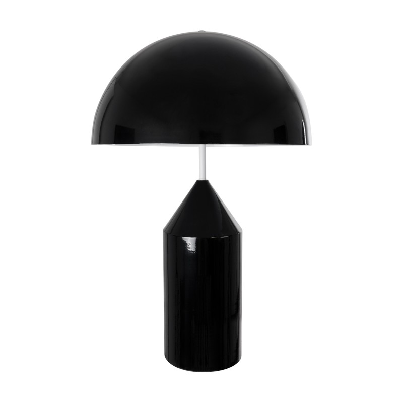 GLOBOSTAR® URANUS-L 61457 Μοντέρνο Επιτραπέζιο Φωτιστικό Πορτατίφ με Ντουί 2 x E27 AC 220-240V IP20 - Μαύρο - Μ50 x Π50 x Υ77cm