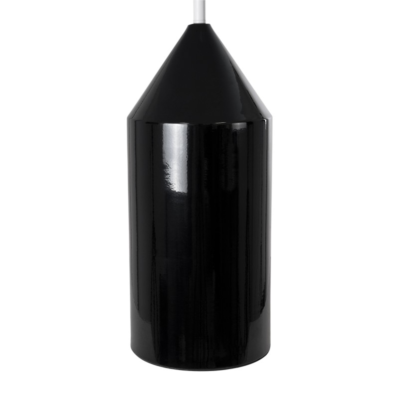 GLOBOSTAR® URANUS-L 61457 Μοντέρνο Επιτραπέζιο Φωτιστικό Πορτατίφ με Ντουί 2 x E27 AC 220-240V IP20 - Μαύρο - Μ50 x Π50 x Υ77cm