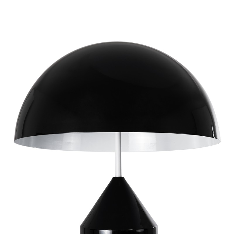 GLOBOSTAR® URANUS-L 61457 Μοντέρνο Επιτραπέζιο Φωτιστικό Πορτατίφ με Ντουί 2 x E27 AC 220-240V IP20 - Μαύρο - Μ50 x Π50 x Υ77cm
