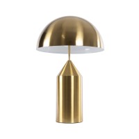 GLOBOSTAR® URANUS-L 61459 Μοντέρνο Επιτραπέζιο Φωτιστικό Πορτατίφ με Ντουί 2 x E27 AC 220-240V IP20 - Χρυσό - Μ50 x Π50 x Υ77cm