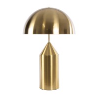 GLOBOSTAR® URANUS-L 61459 Μοντέρνο Επιτραπέζιο Φωτιστικό Πορτατίφ με Ντουί 2 x E27 AC 220-240V IP20 - Χρυσό - Μ50 x Π50 x Υ77cm