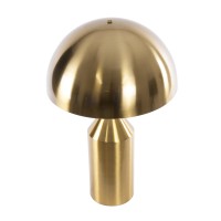 GLOBOSTAR® URANUS-L 61459 Μοντέρνο Επιτραπέζιο Φωτιστικό Πορτατίφ με Ντουί 2 x E27 AC 220-240V IP20 - Χρυσό - Μ50 x Π50 x Υ77cm
