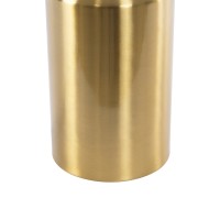 GLOBOSTAR® URANUS-L 61459 Μοντέρνο Επιτραπέζιο Φωτιστικό Πορτατίφ με Ντουί 2 x E27 AC 220-240V IP20 - Χρυσό - Μ50 x Π50 x Υ77cm