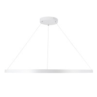 GLOBOSTAR® DIAMOND 61518 Μοντέρνο Κρεμαστό Φωτιστικό Οροφής LED 75W 8400lm 360° AC 220-240V IP20 Ρυθμιζόμενο Λευκό CCT με Χειριστήριο από 2700K έως 6000K Dimmable - Lumileds SMD Chip - Λευκό Ματ - Μ100 x Π100 x Υ90cm - 3 Χρόνια Εγγύηση