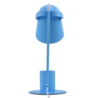 GLOBOSTAR® PENCASE 61568 Μοντέρνο Επιτραπέζιο Φωτιστικό Πορτατίφ με Ντουί 1 x E27 AC 220-240V IP20 - Μπλε - Μ12 x Π15 x Υ38cm