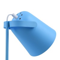 GLOBOSTAR® PENCASE 61568 Μοντέρνο Επιτραπέζιο Φωτιστικό Πορτατίφ με Ντουί 1 x E27 AC 220-240V IP20 - Μπλε - Μ12 x Π15 x Υ38cm