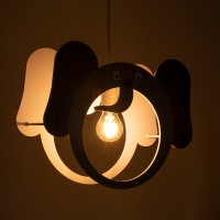 GLOBOSTAR® ELEPHANT 61578 Παιδικό Κρεμαστό Φωτιστικό Οροφής με Ντουί 1 x E27 AC 220-240V IP20 - Πολύχρωμο - Μ37.7 x Π15.5 x Υ31.5cm