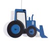 GLOBOSTAR® TRACTOR 61580 Παιδικό Κρεμαστό Φωτιστικό Οροφής με Ντουί 1 x E27 AC 220-240V IP20 - Πολύχρωμο - Μ40 x Π15.5 x Υ26.5cm