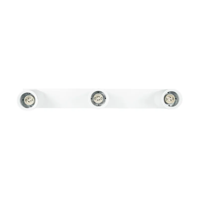 kelvo® SPOTA KLV-101-0139 Κινούμενο Φωτιστικό Σποτ Οροφής για 3 Λάμπες MR16 με Ντουί GU10 AC 220-240V IP20 - Λευκό Ματ - Μ48 x Π6.2 x Υ14cm