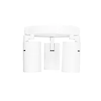 kelvo® SPOTA KLV-101-0145 Κινούμενο Φωτιστικό Σποτ Οροφής για 3 Λάμπες MR16 με Ντουί GU10 AC 220-240V IP20 - Λευκό Ματ - Μ19 x Π19 x Υ14cm