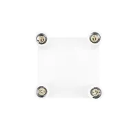 kelvo® SPOTA KLV-101-0147 Κινούμενο Φωτιστικό Σποτ Οροφής για 4 Λάμπες MR16 με Ντουί GU10 AC 220-240V IP20 - Λευκό Ματ - Μ26 x Π26 x Υ14cm