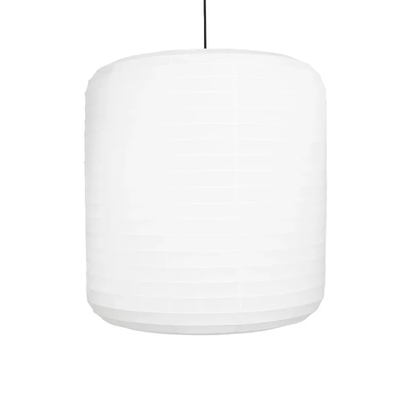 GLOBOSTAR® ROMINA 62001 Μοντέρνο Κρεμαστό Φωτιστικό Οροφής με Ντουί 1 x E27 AC 220-240V IP20 - Λευκό - Μ60 x Π60 x Υ65cm