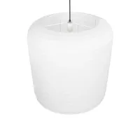 GLOBOSTAR® ROMINA 62001 Μοντέρνο Κρεμαστό Φωτιστικό Οροφής με Ντουί 1 x E27 AC 220-240V IP20 - Λευκό - Μ60 x Π60 x Υ65cm