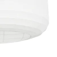 GLOBOSTAR® ROMINA 62001 Μοντέρνο Κρεμαστό Φωτιστικό Οροφής με Ντουί 1 x E27 AC 220-240V IP20 - Λευκό - Μ60 x Π60 x Υ65cm