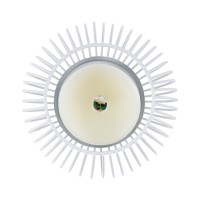 GloboStar® CANDLE 76490 Διακοσμητικό Realistic Κερί με LED Εφέ Κινούμενης Φλόγας - Μπαταρίας 2 x AA (Δεν Συμπεριλαμβάνονται) & Ασύρματο Χειριστήριο IR Θερμό Λευκό 2700K Dimmable Λευκό Φ14 x Υ16cm