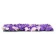 GloboStar® 78329 Artificial - Συνθετικό Τεχνητό Διακοσμητικό Πάνελ Λουλουδιών - Κάθετος Κήπος Ορτανσία - Ροζ - Μωβ Μ60 x Υ40 x Π5cm