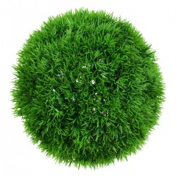 GloboStar® 78508 Artificial - Συνθετικό Τεχνητό Διακοσμητικό Φυτό Θάμνος Γρασίδι Πράσινο Φ23cm