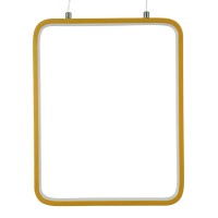 GLOBOSTAR® NEROBA 61305 Μοντέρνο Κρεμαστό Φωτιστικό Οροφής LED 18W 1980lm 360° AC 220-240V IP20 Ρυθμιζόμενο Λευκό CCT με On/Off 2700K/4500K/6000K - Lumileds SMD Chip - Χρυσό Βούρτσας - Μ29 x Π2 x Υ36cm - 3 Χρόνια Εγγύηση