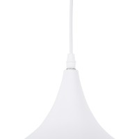 GLOBOSTAR® SHANGHAI 01026-B Μοντέρνο Κρεμαστό Φωτιστικό Οροφής με Ντουί 1 x E27 AC 220-240V IP20 - Λευκό & Χρυσό - Μ37 x Π37 x Υ17cm