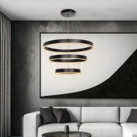 kelvo® VENOM KLV-101-0199 Κρεμαστό Φωτιστικό Οροφής LED 120W 12000lm 120° AC 220-240V IP20 Ρυθμιζόμενο Λευκό CCT με Χειριστήριο από 2700K έως 6000K Dimmable - Lumileds SMD Chip - Μαύρο Ματ - Μ80 x Π80 x Υ80cm - 3 Χρόνια Εγγύηση