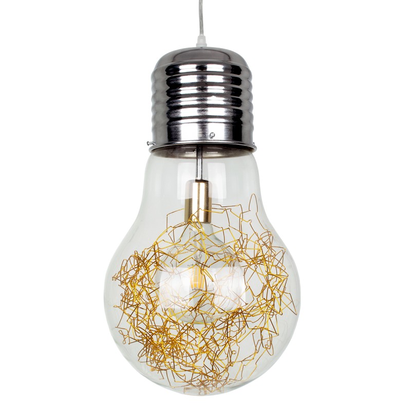 GLOBOSTAR® LAMP 00808 Μοντέρνο Κρεμαστό Φωτιστικό Οροφής με Ντουί 1 x E27 AC 220-240V IP20 - Πολύχρωμο - Μ30 x Π30 x Υ52cm